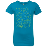 T-Shirts Turquoise / YXS SIMPSONS Girls Premium T-Shirt