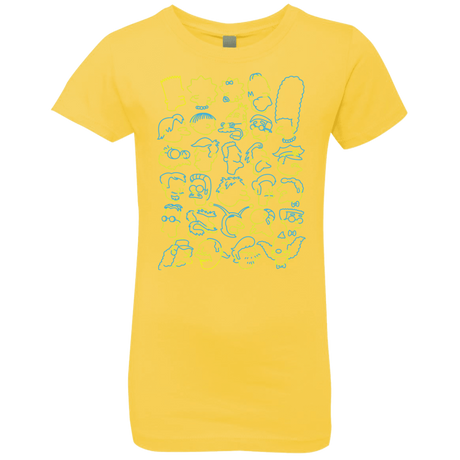 T-Shirts Vibrant Yellow / YXS SIMPSONS Girls Premium T-Shirt