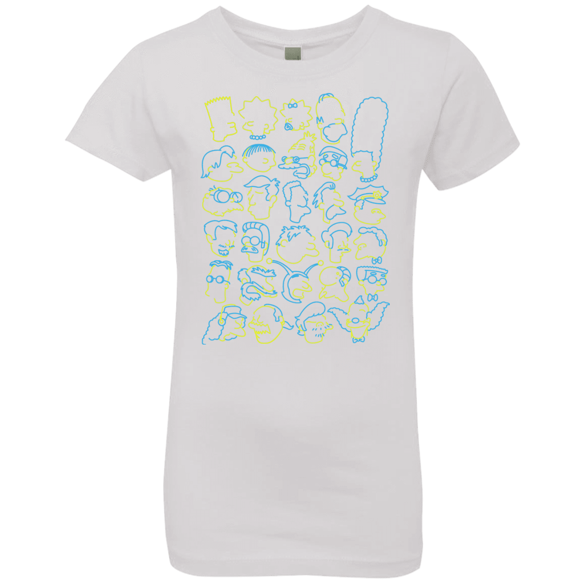 T-Shirts White / YXS SIMPSONS Girls Premium T-Shirt