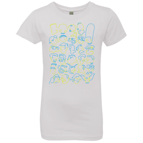 T-Shirts White / YXS SIMPSONS Girls Premium T-Shirt