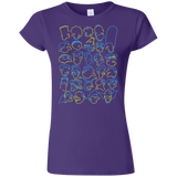 T-Shirts Purple / S SIMPSONS Junior Slimmer-Fit T-Shirt