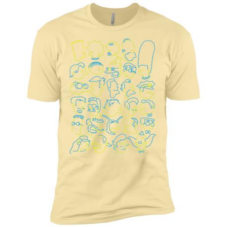 T-Shirts Banana Cream / X-Small SIMPSONS Men's Premium T-Shirt