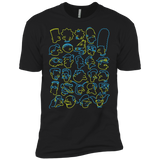 T-Shirts Black / X-Small SIMPSONS Men's Premium T-Shirt