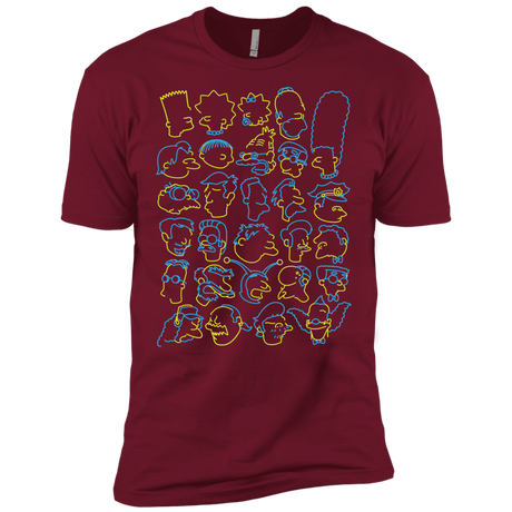 T-Shirts Cardinal / X-Small SIMPSONS Men's Premium T-Shirt