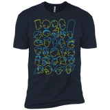 T-Shirts Midnight Navy / X-Small SIMPSONS Men's Premium T-Shirt