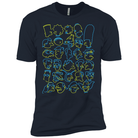 T-Shirts Midnight Navy / X-Small SIMPSONS Men's Premium T-Shirt