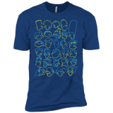 T-Shirts Royal / X-Small SIMPSONS Men's Premium T-Shirt