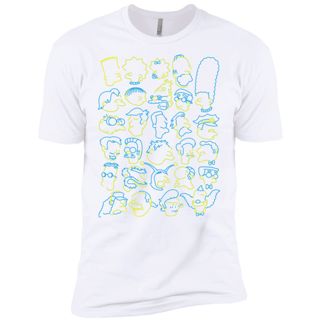 T-Shirts White / X-Small SIMPSONS Men's Premium T-Shirt