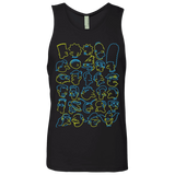 T-Shirts Black / S SIMPSONS Men's Premium Tank Top