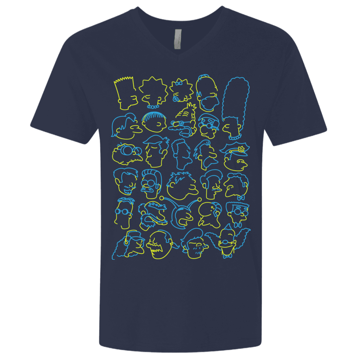 SIMPSONS Men's Premium V-Neck