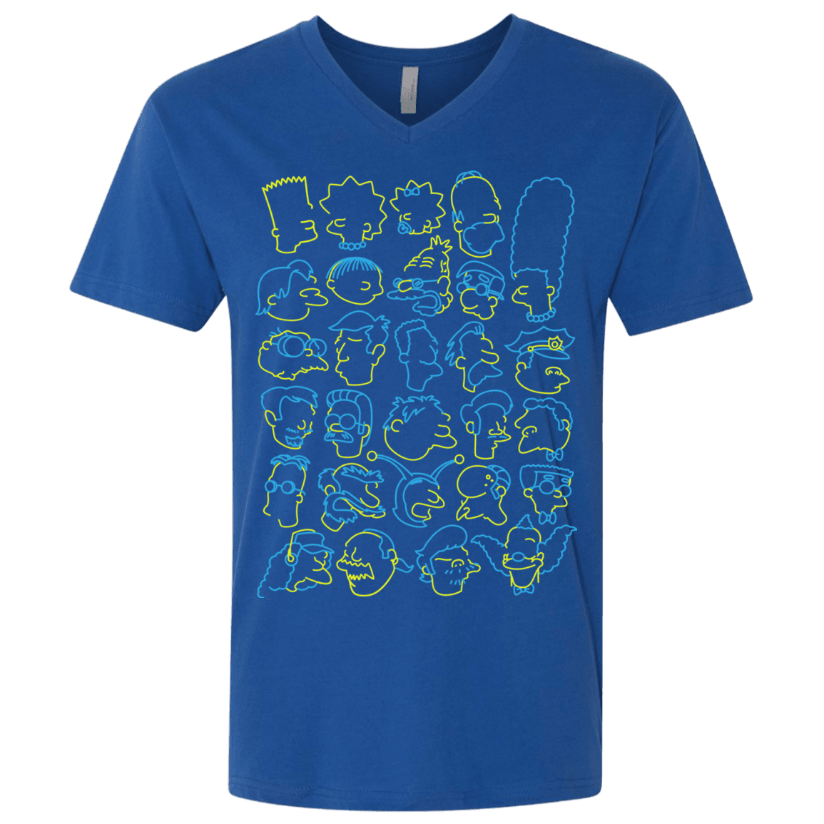 SIMPSONS Men's Premium V-Neck