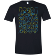 T-Shirts Black / X-Small SIMPSONS Men's Semi-Fitted Softstyle