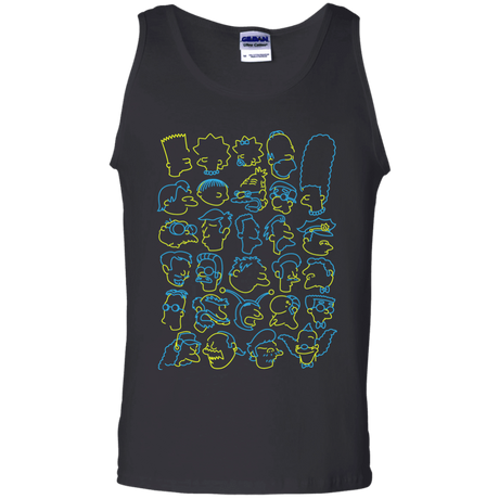 T-Shirts Black / S SIMPSONS Men's Tank Top