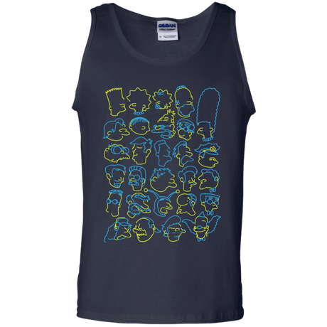 T-Shirts Navy / S SIMPSONS Men's Tank Top