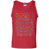 T-Shirts Red / S SIMPSONS Men's Tank Top