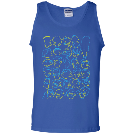 T-Shirts Royal / S SIMPSONS Men's Tank Top