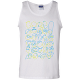 T-Shirts White / S SIMPSONS Men's Tank Top