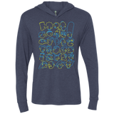 SIMPSONS Triblend Long Sleeve Hoodie Tee