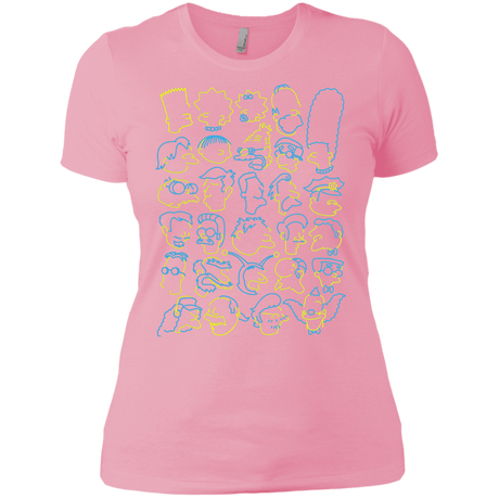 T-Shirts Light Pink / X-Small SIMPSONS Women's Premium T-Shirt