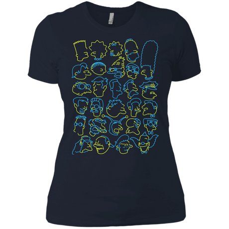 T-Shirts Midnight Navy / X-Small SIMPSONS Women's Premium T-Shirt