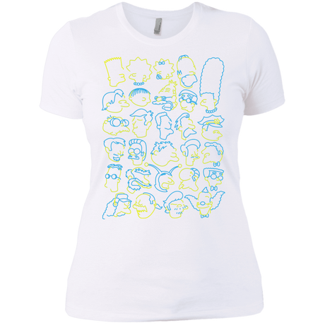 T-Shirts White / X-Small SIMPSONS Women's Premium T-Shirt
