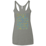 T-Shirts Venetian Grey / X-Small SIMPSONS Women's Triblend Racerback Tank