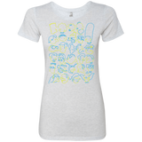 T-Shirts Heather White / S SIMPSONS Women's Triblend T-Shirt