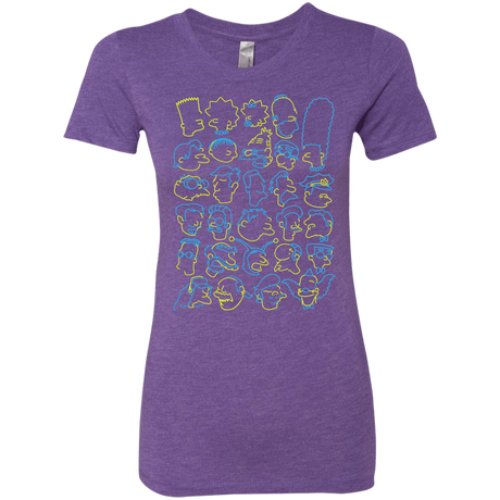 T-Shirts Purple Rush / S SIMPSONS Women's Triblend T-Shirt