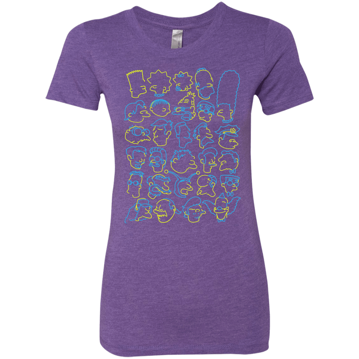 T-Shirts Purple Rush / S SIMPSONS Women's Triblend T-Shirt