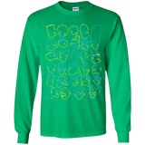 T-Shirts Irish Green / YS SIMPSONS Youth Long Sleeve T-Shirt