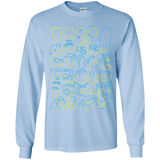 T-Shirts Light Blue / YS SIMPSONS Youth Long Sleeve T-Shirt