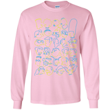 T-Shirts Light Pink / YS SIMPSONS Youth Long Sleeve T-Shirt