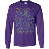 T-Shirts Purple / YS SIMPSONS Youth Long Sleeve T-Shirt