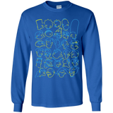 T-Shirts Royal / YS SIMPSONS Youth Long Sleeve T-Shirt