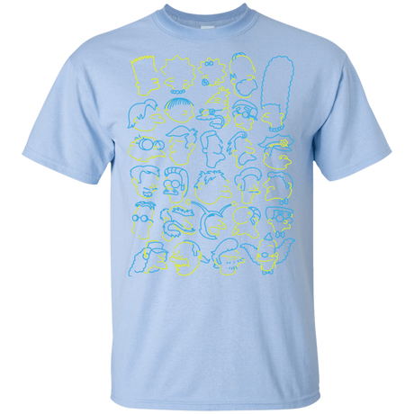 T-Shirts Light Blue / YXS SIMPSONS Youth T-Shirt