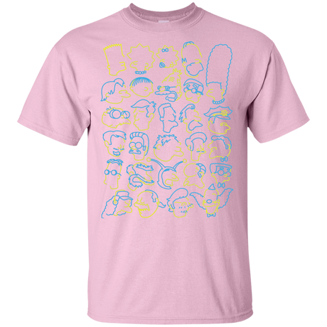 T-Shirts Light Pink / YXS SIMPSONS Youth T-Shirt