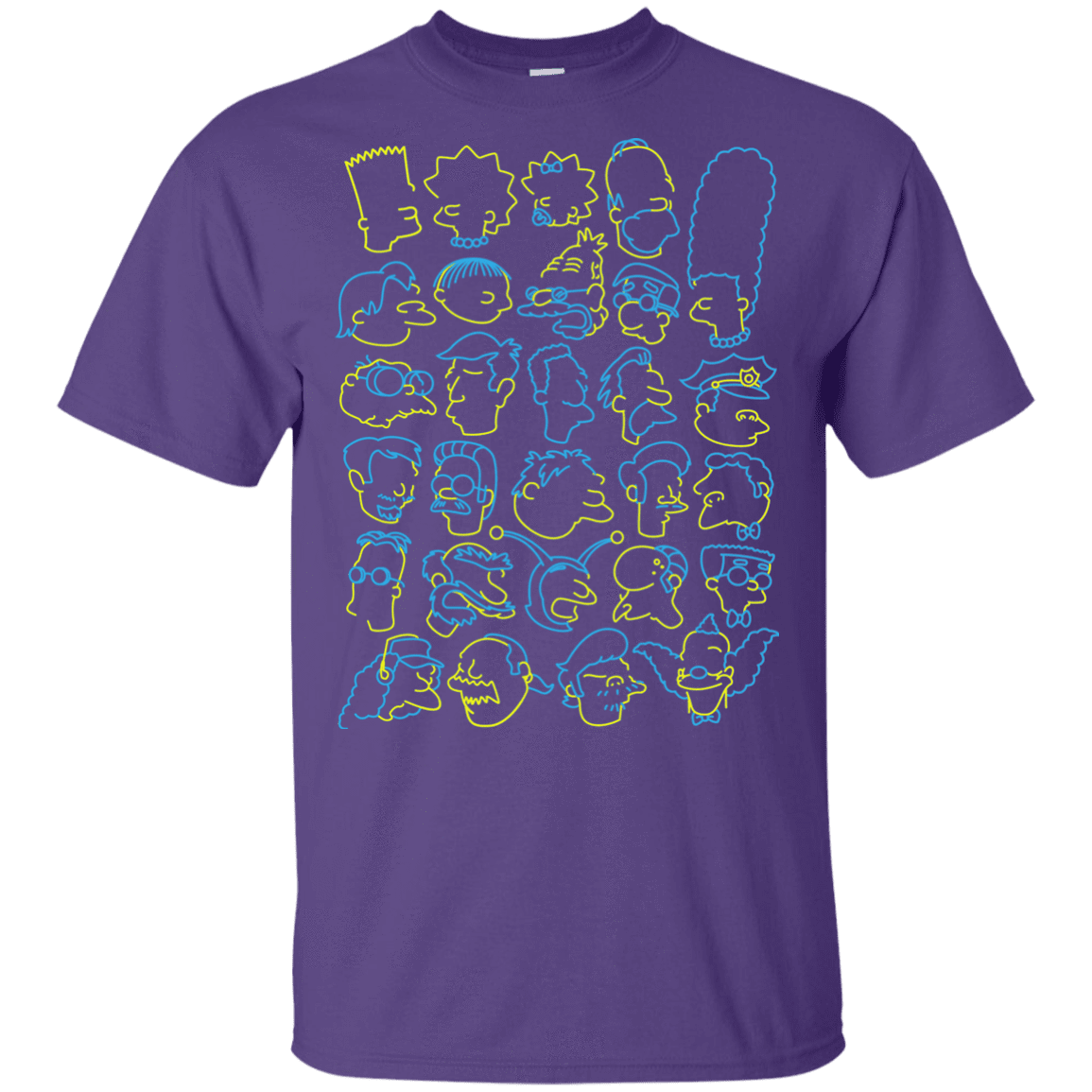 T-Shirts Purple / YXS SIMPSONS Youth T-Shirt