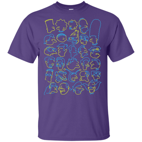 T-Shirts Purple / YXS SIMPSONS Youth T-Shirt