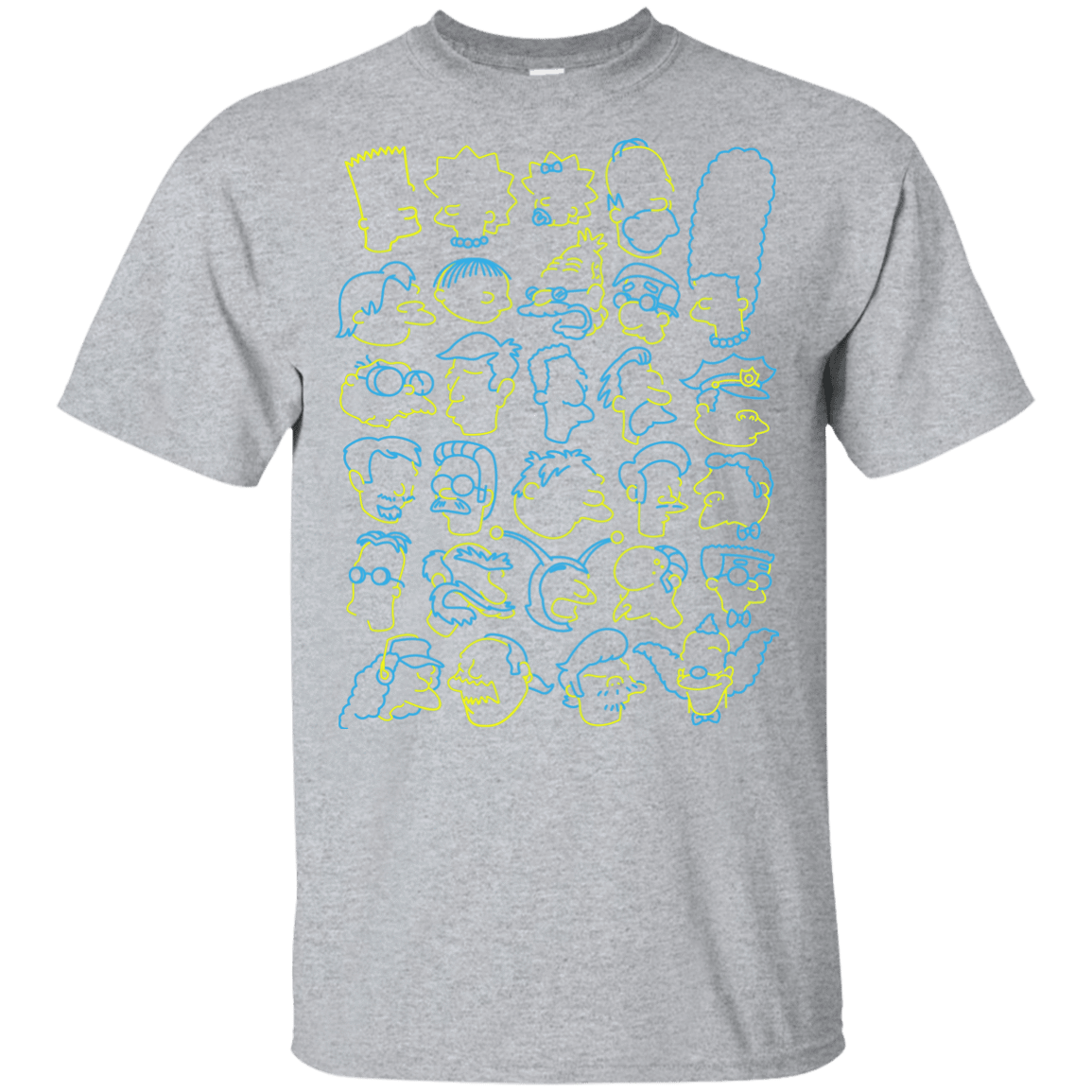 T-Shirts Sport Grey / YXS SIMPSONS Youth T-Shirt