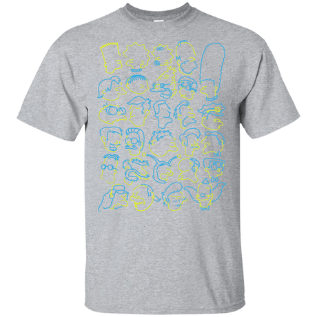 T-Shirts Sport Grey / YXS SIMPSONS Youth T-Shirt