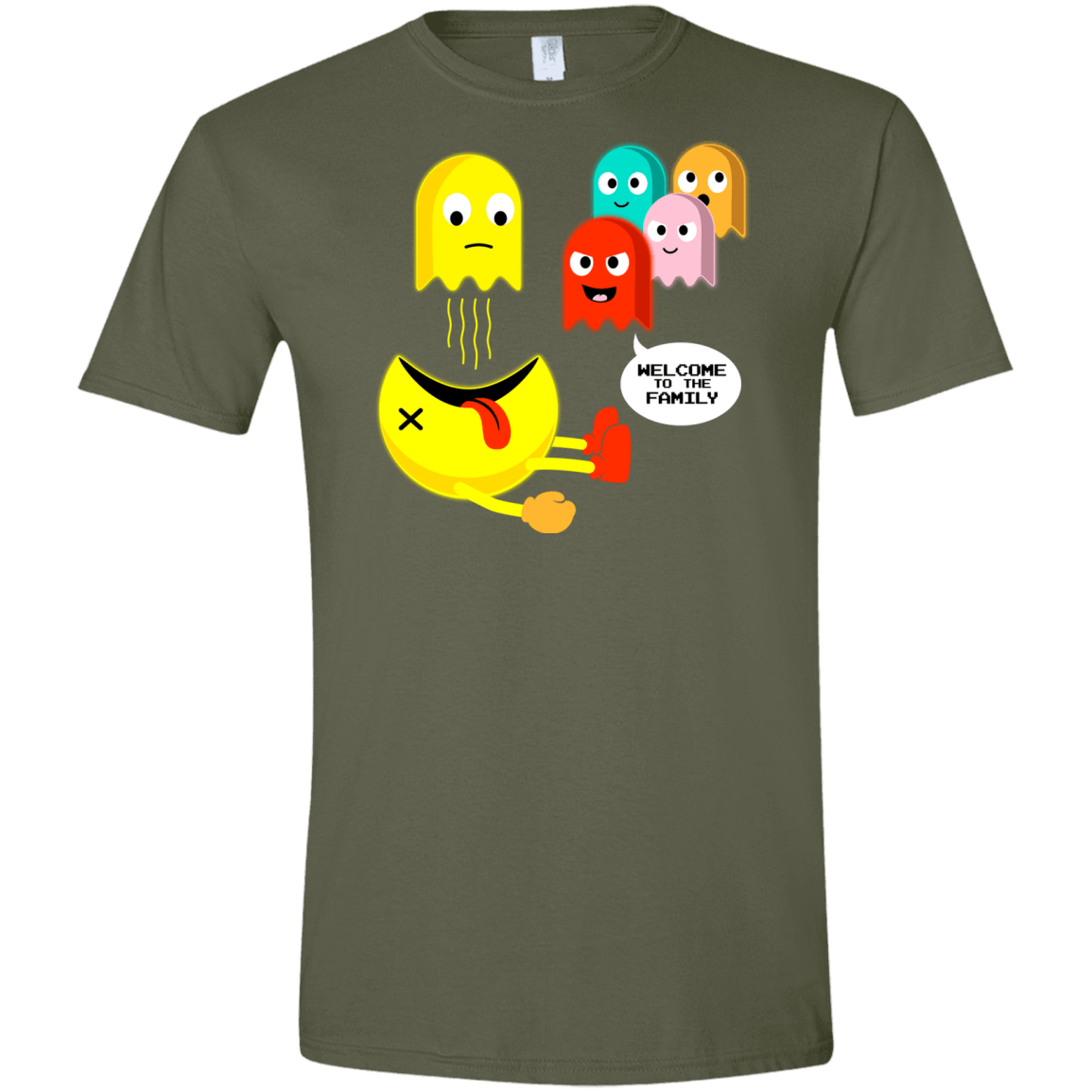 T-Shirts Military Green / S Sin Título Men's Semi-Fitted Softstyle