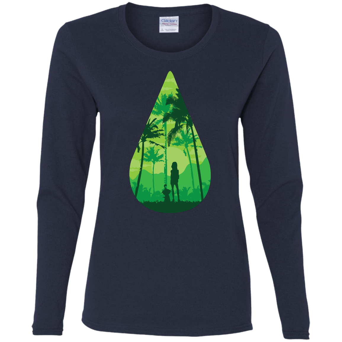 T-Shirts Navy / S Sincerity Women's Long Sleeve T-Shirt