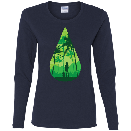 T-Shirts Navy / S Sincerity Women's Long Sleeve T-Shirt