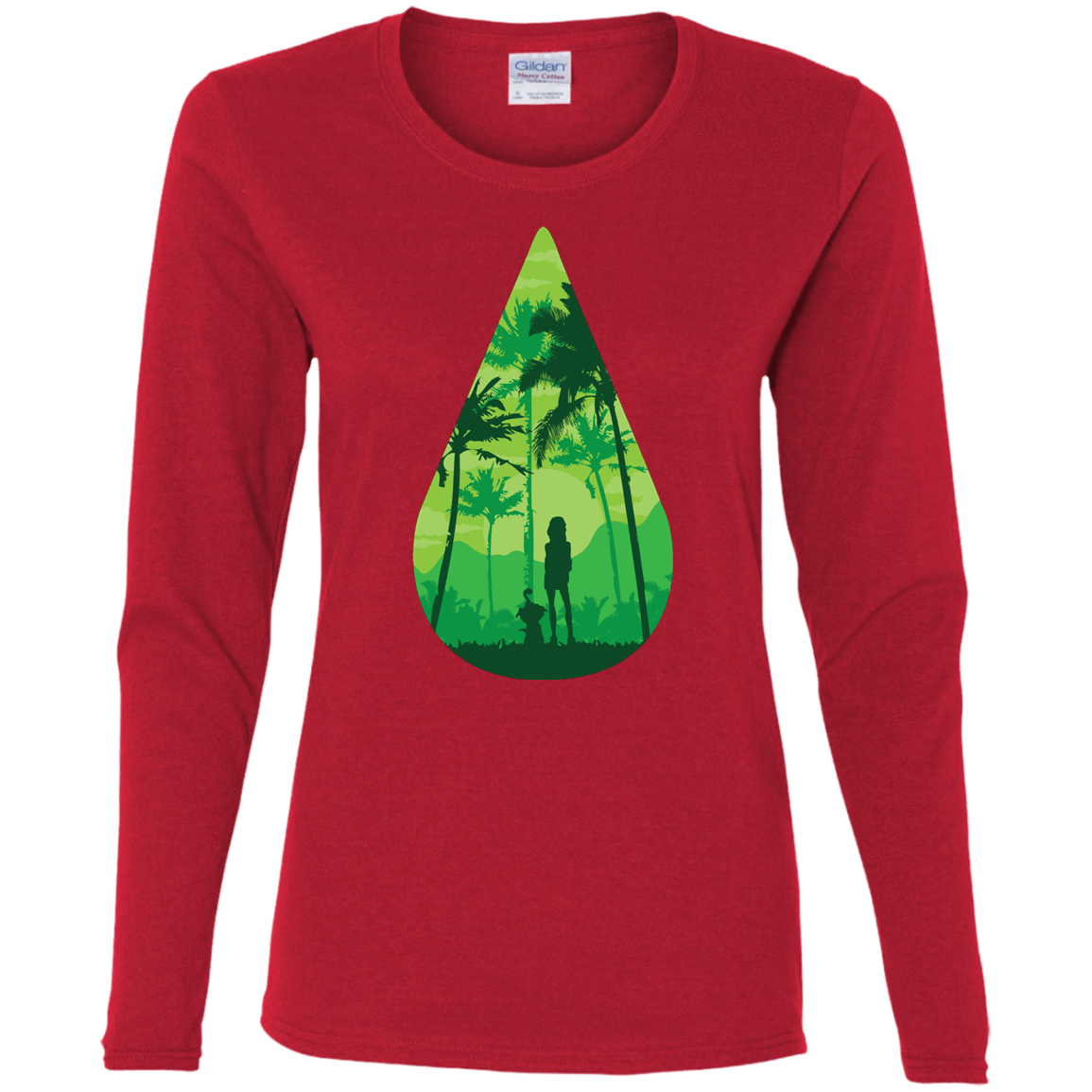 T-Shirts Red / S Sincerity Women's Long Sleeve T-Shirt