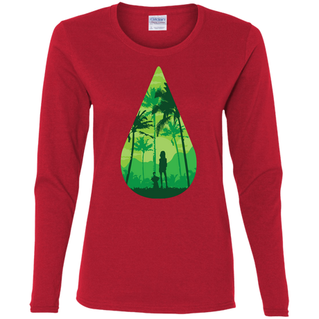 T-Shirts Red / S Sincerity Women's Long Sleeve T-Shirt
