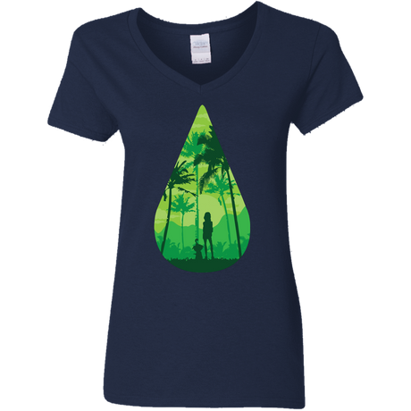 T-Shirts Navy / S Sincerity Women's V-Neck T-Shirt