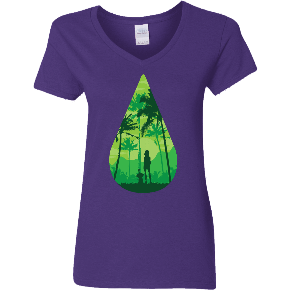 T-Shirts Purple / S Sincerity Women's V-Neck T-Shirt