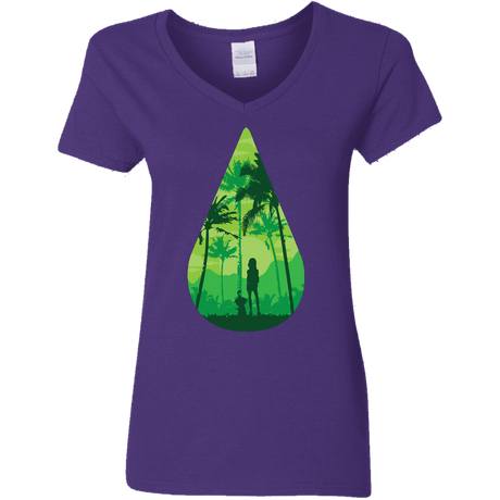 T-Shirts Purple / S Sincerity Women's V-Neck T-Shirt