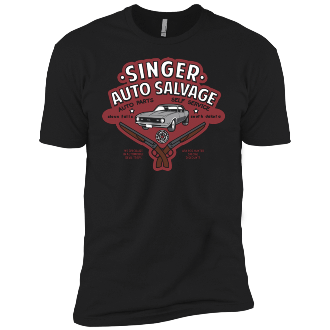 T-Shirts Black / YXS Singer Auto Salvage Boys Premium T-Shirt