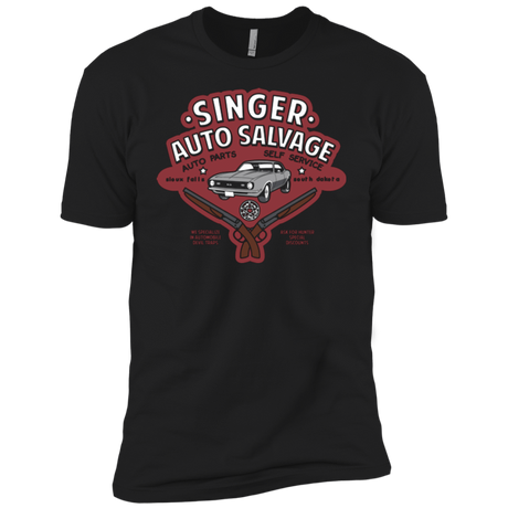 T-Shirts Black / YXS Singer Auto Salvage Boys Premium T-Shirt